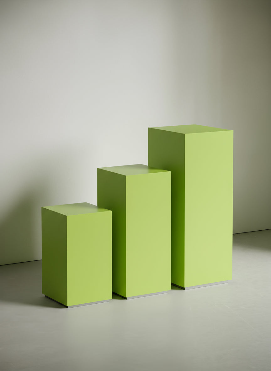 Exhibition Columns | Summer Green