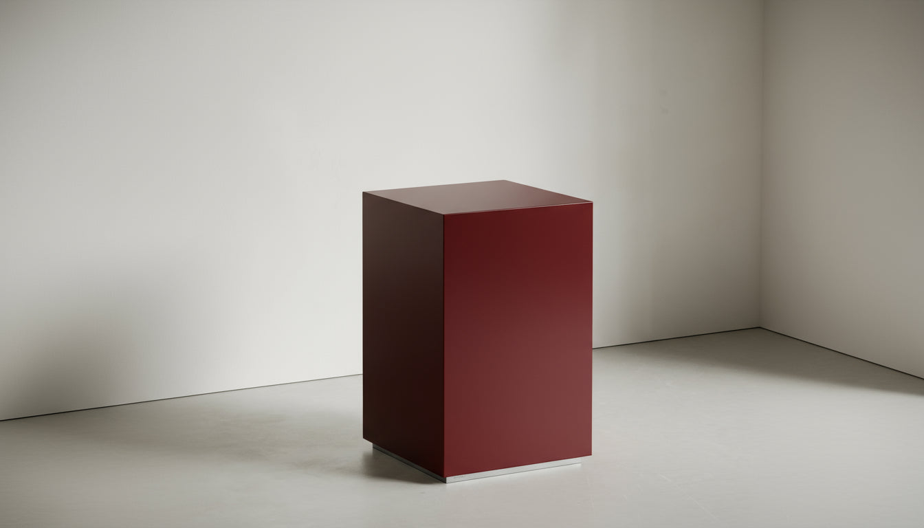 Display Column | Deep Burgundy