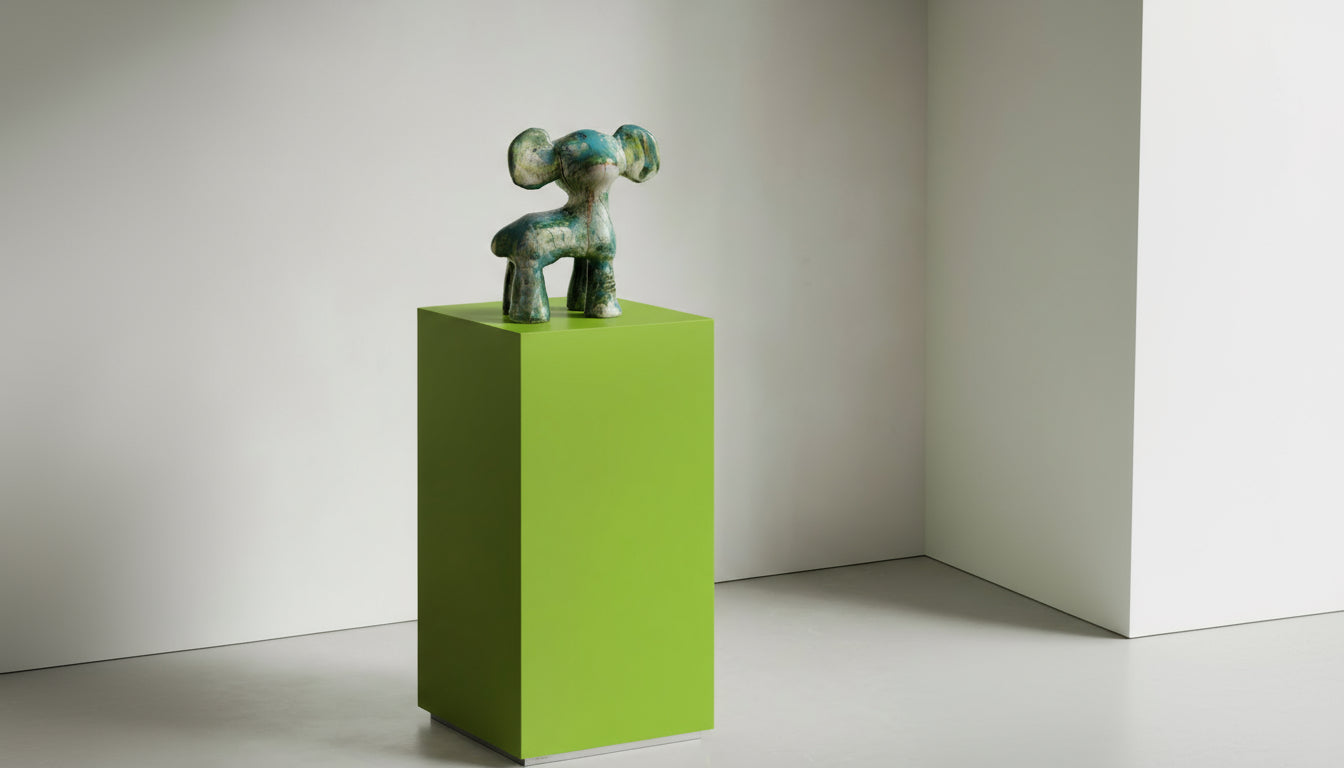 Exhibition Columns | Summer Green