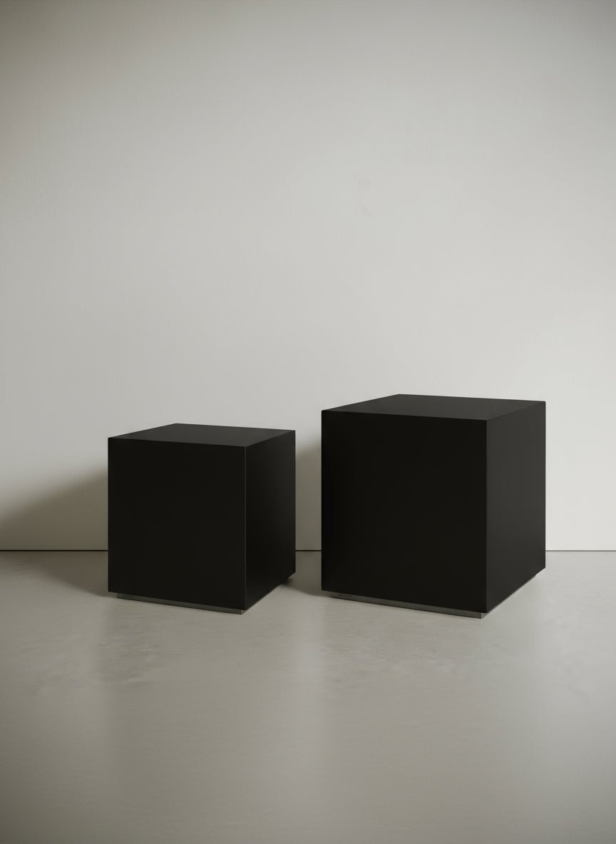 Stoliki boczne/nocne | Architektoniczny Czarny - BY GEOMADE