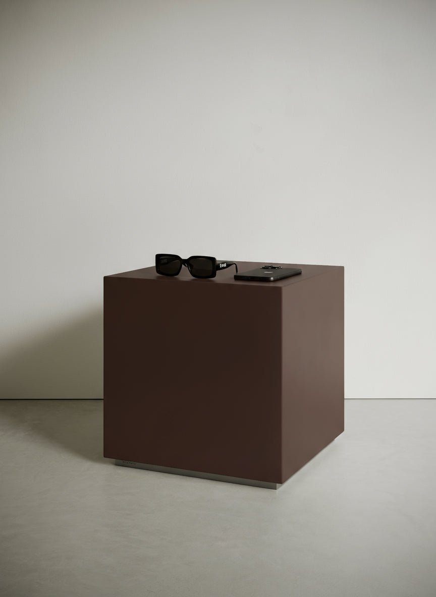 Stoliki boczne/nocne | Czekoladowy Brązowy - BY GEOMADE