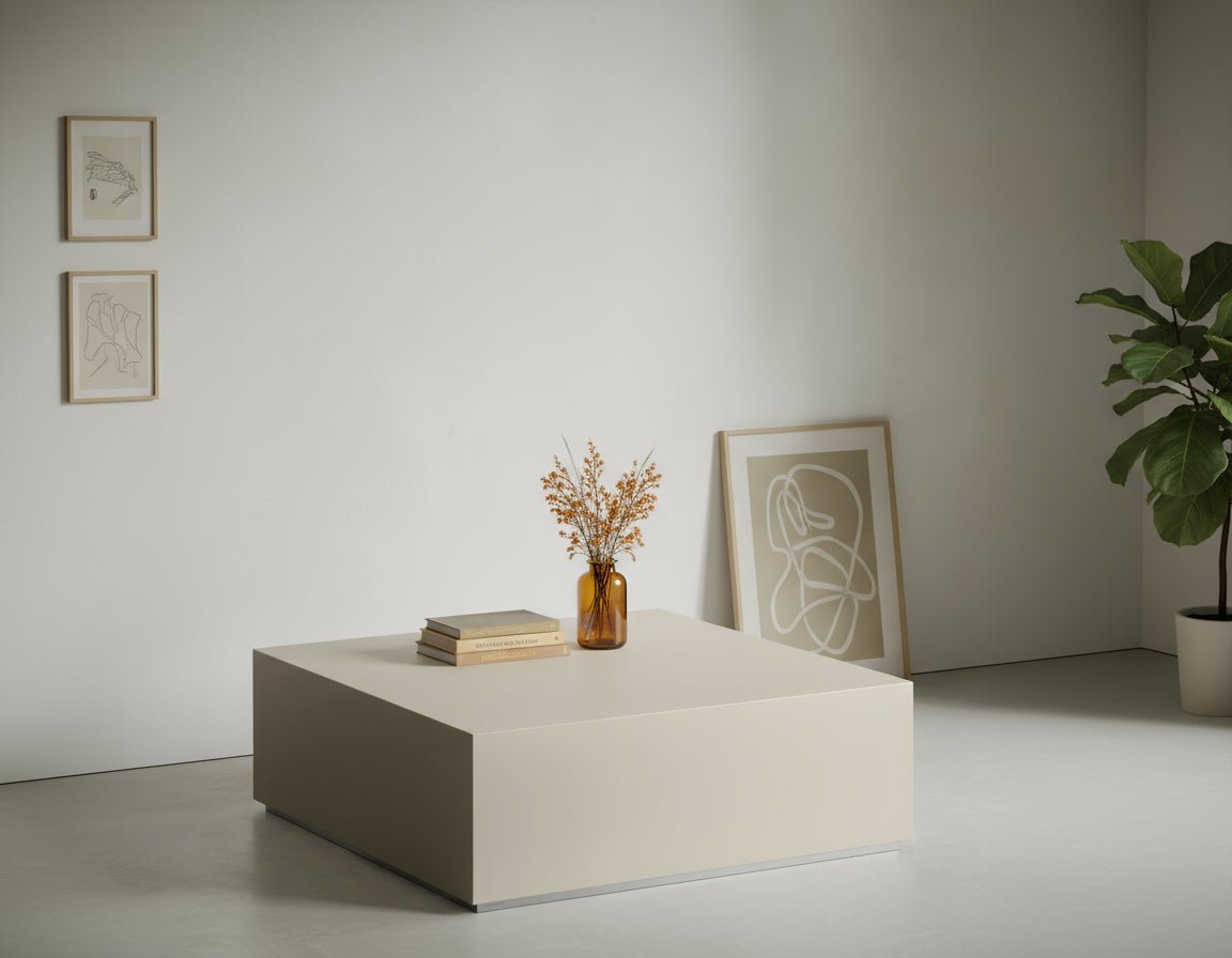 Stoły kawowe | Kremowy Beżowy - BY GEOMADE